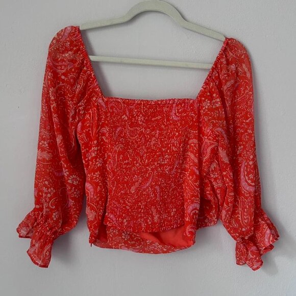 Revolve STATE wrap shirt - Picture 7 of 7